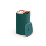 Joseph Joseph Tota Pop 雙隔分類洗衣籃 - 60升 (綠色) | 兩格30升分隔袋 | 易於攜帶的提手