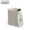 Joseph Joseph Tota Trio 三隔分類洗衣籃 - 90升 (米色) | 三格30升分隔袋 | 易於攜帶的提手