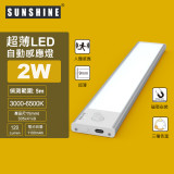 Sunshine LED充電式磁吸自動感應燈 - 30.5厘米寬 | 5米感應範圍 | 3種色溫調節