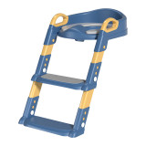 Bestbaby 兒童折疊馬桶梯坐墊 - 藍色 | 6檔高度 | PU軟墊 不含安裝
