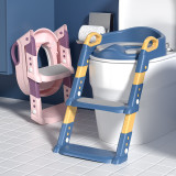 Bestbaby 兒童折疊馬桶梯坐墊 - 粉紅 | 6檔高度 | PU軟墊 不含安裝