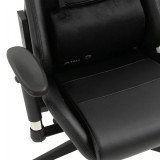Zenox Mercury MK2 皮面電競椅 - 碳黑 | 90º-180º後仰 | 記憶海綿頭枕 | 香港行貨 【代理直送】