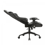 Zenox Mercury MK2 皮面電競椅 - 碳黑 | 90º-180º後仰 | 記憶海綿頭枕 | 香港行貨 【代理直送】