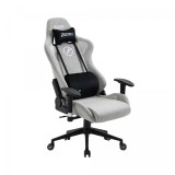Zenox Mercury MK2 布面電競椅 - 灰色 | 90º-180º後仰 | 記憶海綿頭枕 | 香港行貨 【代理直送】