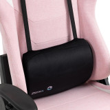 Zenox Mercury MK2 布面電競椅 - 粉紅 | 90º-180º後仰 | 記憶海綿頭枕 | 香港行貨 【代理直送】