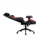 Zenox Saturn MK2 皮面電競椅 - 紅色 | 90º-180º後仰 | PU 磁吸扶手 | 香港行貨 【代理直送】