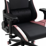 Zenox Saturn MK2 皮面電競椅 - 粉紅 | 90º-180º後仰 | PU 磁吸扶手 | 香港行貨 【代理直送】