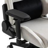 Zenox Saturn MK2 布面電競椅 - 灰色 | 90º-180º後仰 | PU 磁吸扶手 | 香港行貨 【代理直送】