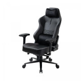 Zenox Spectre MK2 皮面電競椅 - 碳黑 | 頸部 + 腰部支撐 | PU 磁吸扶手 | 香港行貨 【代理直送】