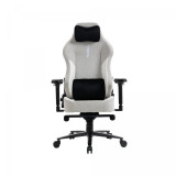 Zenox Spectre MK2 布面電競椅 - 淺灰 | 頸部 + 腰部支撐 | PU 磁吸扶手 | 香港行貨 【代理直送】