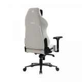 Zenox Spectre MK2 布面電競椅 - 淺灰 | 頸部 + 腰部支撐 | PU 磁吸扶手 | 香港行貨 【代理直送】