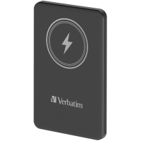 Verbatim 5000mAh 磁吸無線流動充電池 (66907) - 黑色 | 15W磁吸充電 | 有線+無線輸出 | 香港行貨