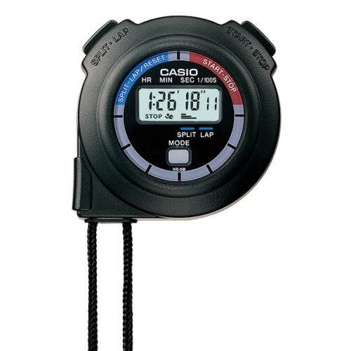 Casio HS-3-1S 電子秒錶| 圈數時間|分割測量 | 可計算第一、二名時間