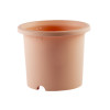 IRIS OHYAMA 7號圓型花盆連托盤 - 粉紅 | 5L容量 | 23.7cm直徑