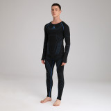 雪怡派運動保暖內衣套裝-黑色男裝M|具速乾功能|適用於戶外滑雪
