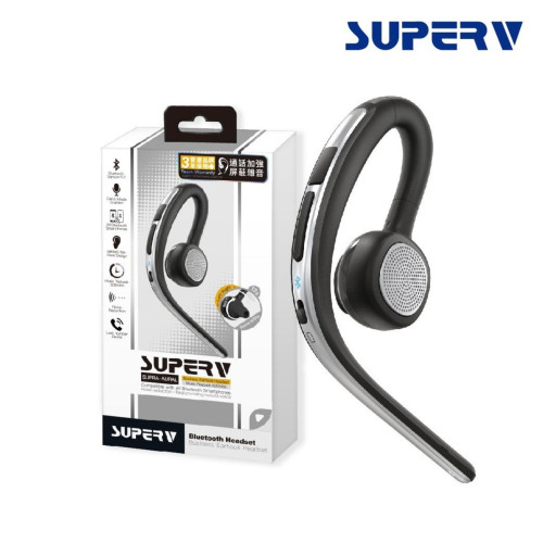 SUPERV X41商務藍牙耳機 | 無線單邊藍牙耳機 | Bluetooth headphone - 黑色