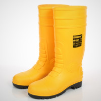 DURAboots 黃色安全水鞋 | 鋼頭鋼底 | S5 SRC級防滑性能 KAS828Y (EU 36碼)