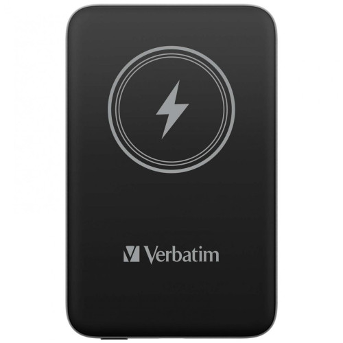 Verbatim 10000mAh 磁吸充電器 - 黑色(32245) | 15W Magsafe Qi 無線充電 Type C PD 20W無線行動電源 尿袋