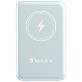 Verbatim 10000mAh 磁吸充電器 - 藍色(32247) | 15W Magsafe Qi 無線充電 Type C PD 20W無線行動電源 尿袋