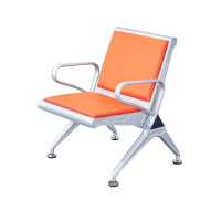 單人位帶皮墊座椅連排椅 大堂公共座椅 | 等候長椅子 | 體育館醫院銀行連排椅 - 單人座 