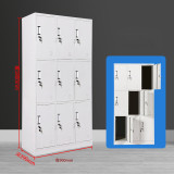 員工更衣櫃 儲物櫃 | 地盤 辦公室鋼製鞋櫃鐵皮櫃附鎖匙 - 9門 | 包安裝及運費