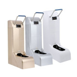 SK200 隻容量智能自動鞋套機-白色（有扶手） | 充插兩用 | 可自由伸縮把手 | 紅色外線感應 | 可駕馭各種材質鞋子