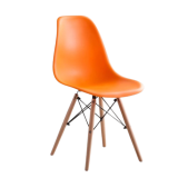 北歐簡約伊姆斯座椅-橙色 | 300kg承重 | PP材質