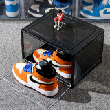 家用簡易翻蓋式自由組合鞋櫃（兩個裝）-透明正開門（27*34*19cm） | 防塵防蟲 | 承重力強