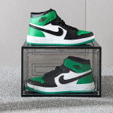 家用簡易翻蓋式自由組合鞋櫃（兩個裝）-透明正開門（27*34*19cm） | 防塵防蟲 | 承重力強