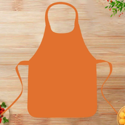 一次性圍裙10個裝-橙色 | 防油保護衣物