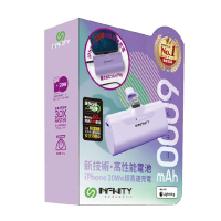 InfinityP60 20W 6000mAh iPhone 專用充電器-紫色 | 超迷你設計不用帶線 | 香港行貨 | 一年保養