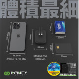 Infinity Mini6 Ultra 6000mAh MagSafe 3in1 行動電源-藍色 | 兼容磁吸充電 | 20W PD快充 | 香港行貨 | 一年保養
