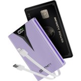 Infinity BT12 12000mAh 20W PD 行動電源-紫色 | 自帶Type-C/iPhone線 | 3小時特快充電 | 香港行貨 | 一年保養