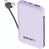 Infinity Mini7 Plus 7000mAh 行動電源-紫色 | 主機連1出2充電線 | 香港行貨 | 一年保養