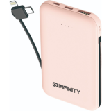 Infinity Mini7 Plus 7000mAh 行動電源-粉金色 | 主機連1出2充電線 | 香港行貨 | 一年保養