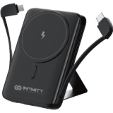 Infinity Mini12M無線磁吸充電12000mAh行動電源-黑色 | 自帶TYPE-C&Lightning線 | 支援PD3.0 20W快充 | 香港行貨 | 一年保養