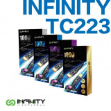 Infinity TC223 0.2米 Type-C to Type-C 100W頂級透明快充線-紫色 | 通過80000+次搖擺測試 | 香港行貨 | 一年保養