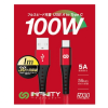 Infinity TC420 USB-A至USB-C 1米快速充電線-紅色 | 最高支持100W極限輸出 | 香港行貨 | 一年保養