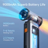 JISULIFE 幾素 FA55 超極速颶風炮9000mAh | 兩用手提風扇 | 灰色 JFFA55GY 香港行貨 一年保養