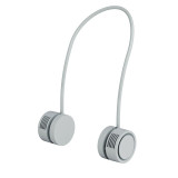 掛頸風扇 戶外免提 三檔風速 口袋收納 灰色