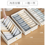 Nidouillet ET039402 日本熱銷 衣物收納盒【10格|內褲盒】