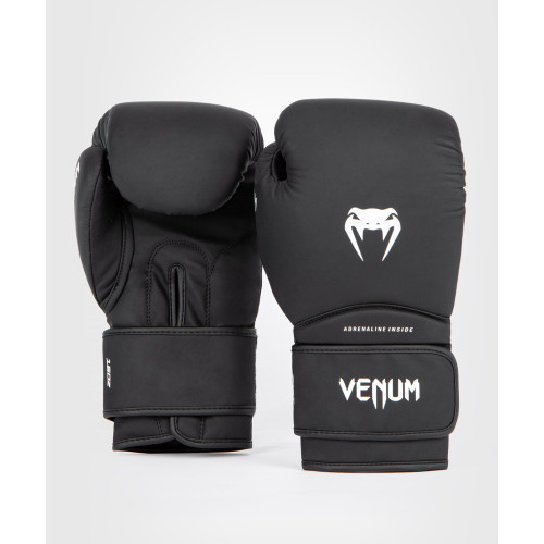 Venum Contender 1.5 成人泰拳拳套 - 14oz 黑白色