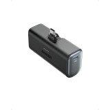 Anker Nano Power Bank 5000mAh 摺疊式充電頭行動電源 (22.5W，內置Type-C接頭) A1653H11｜移動電源｜移動電池｜尿袋 - 黑色