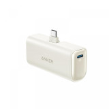 Anker Nano Power Bank 5000mAh 摺疊式充電頭行動電源 (22.5W，內置Type-C接頭) A1653H21｜移動電源｜移動電池｜尿袋 - 白色