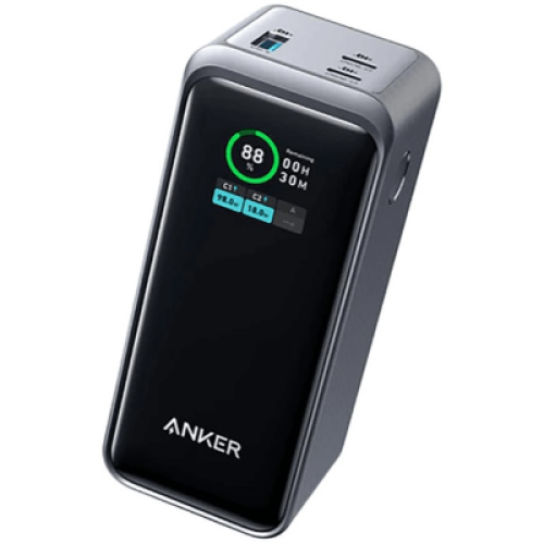 Anker Prime 20,000mAh (200W) 100W USB-C PD 3 Ports 行動電源 黑色 | A1336011 香港行貨