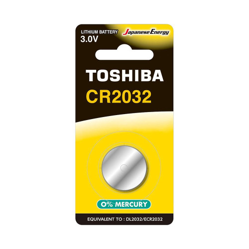 TOSHIBA 東芝 CR-2032 鈕扣電池 (5粒裝)