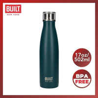 BUILT Newyork 雙層不鏽鋼真空保溫瓶 (籃綠) 17oz/ 502ml | 香港行貨