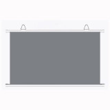 壁掛式櫥窗背投式投影幕 | 雙面成像投影幕布 | 便攜式視覺饗宴- 白背投84吋16:9