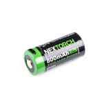 Nextorch 自帶Type-C直充16340 鋰電池 (800mAh) | 香港行貨