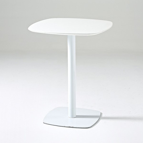 室內外多功能桌 | 陽台休閒桌 |  餐飲桌 -70cm*74.5cm高 - 白色馬肚面